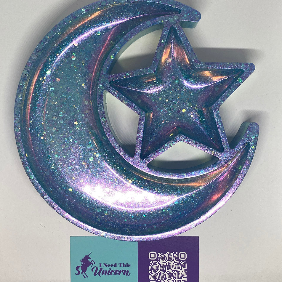 Ethereal Moon & Star Trinket Dish