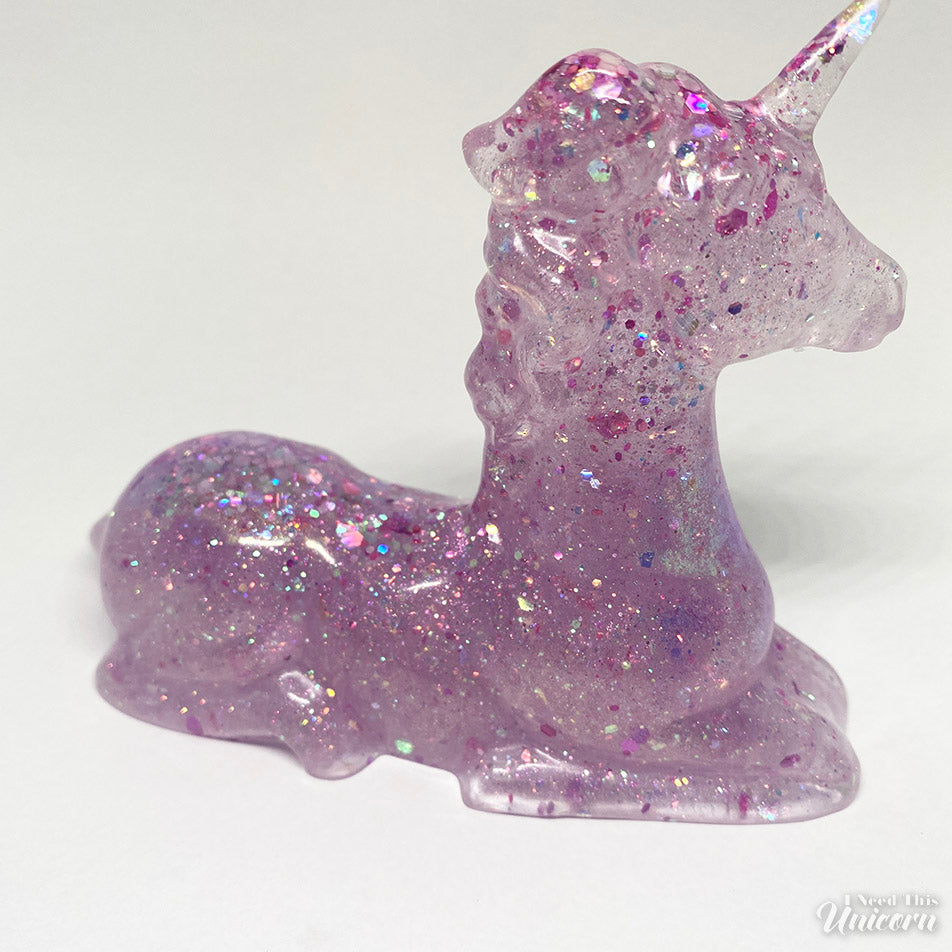 Pink Sparkle Pony Unicorn Figurine