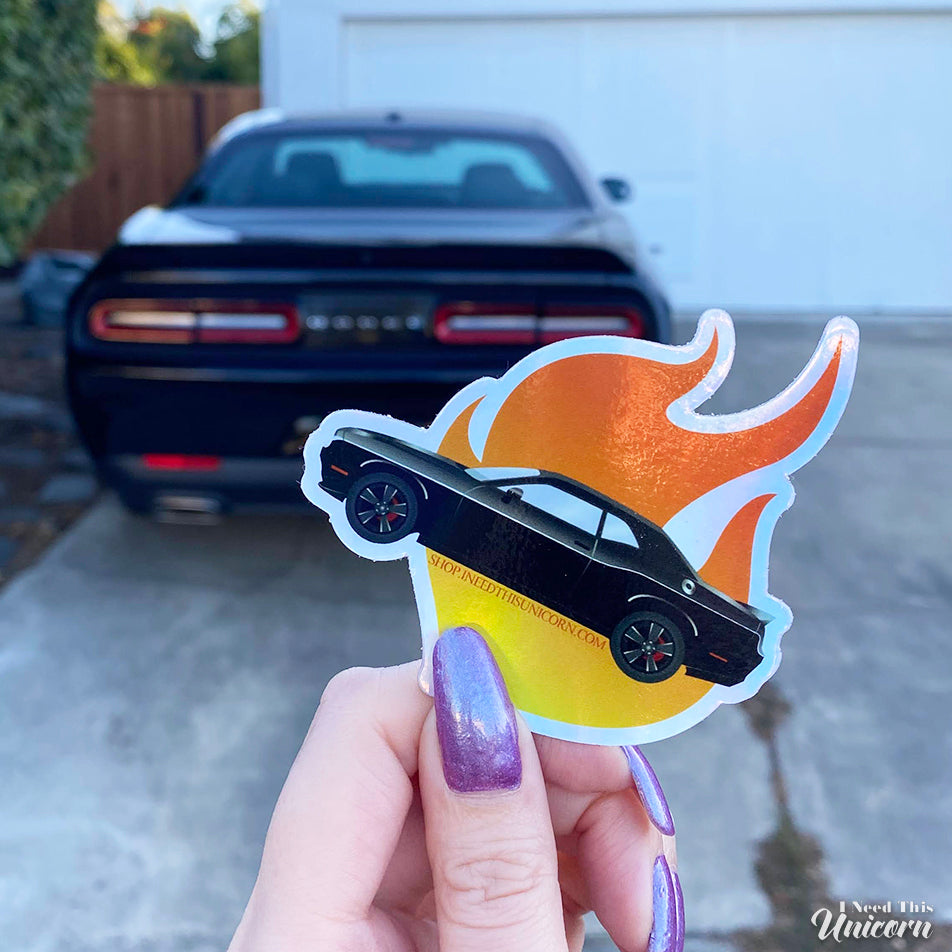 Mopar Licensed Vinyl Decals Dodge Challenger Stickers Sheet - 10 ...